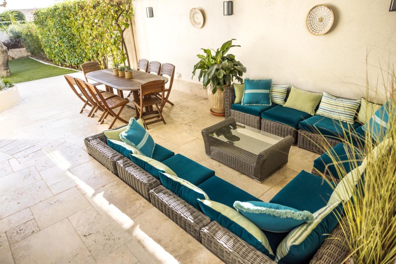 Villa Montfleuri, Vieille Ville A Pieds, Vue Mer, Piscine, 8 Pers Sainte-Maxime Exterior photo