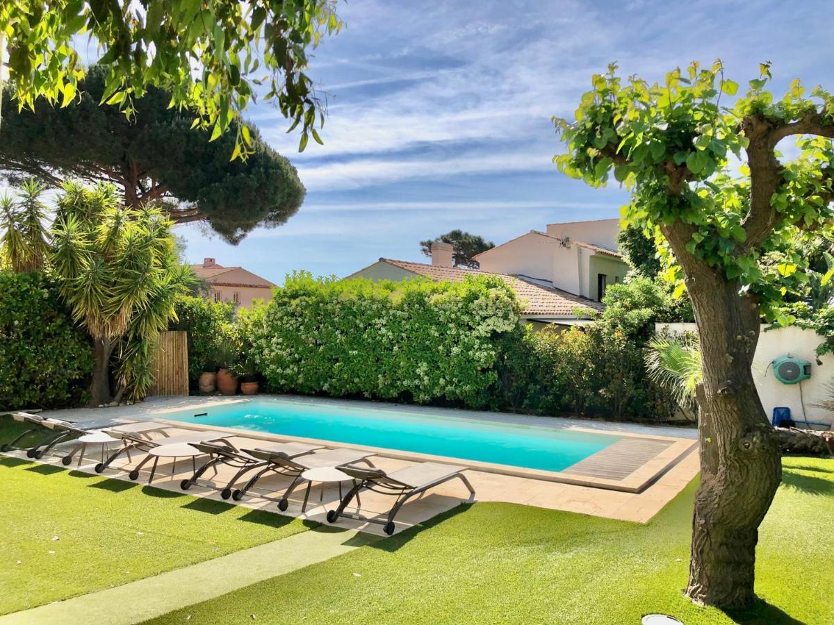 Villa Montfleuri, Vieille Ville A Pieds, Vue Mer, Piscine, 8 Pers Sainte-Maxime Exterior photo
